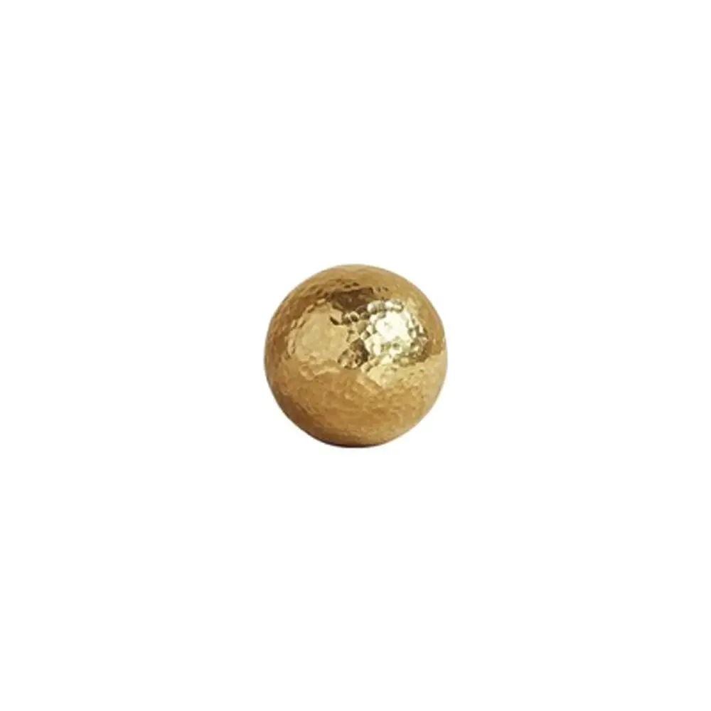 Maniglie per mobili in ottone massiccio di lusso leggero Hardware Maniglia per armadio martellata a mano Manopole per cassetti dorate a forma di palla Guardaroba
