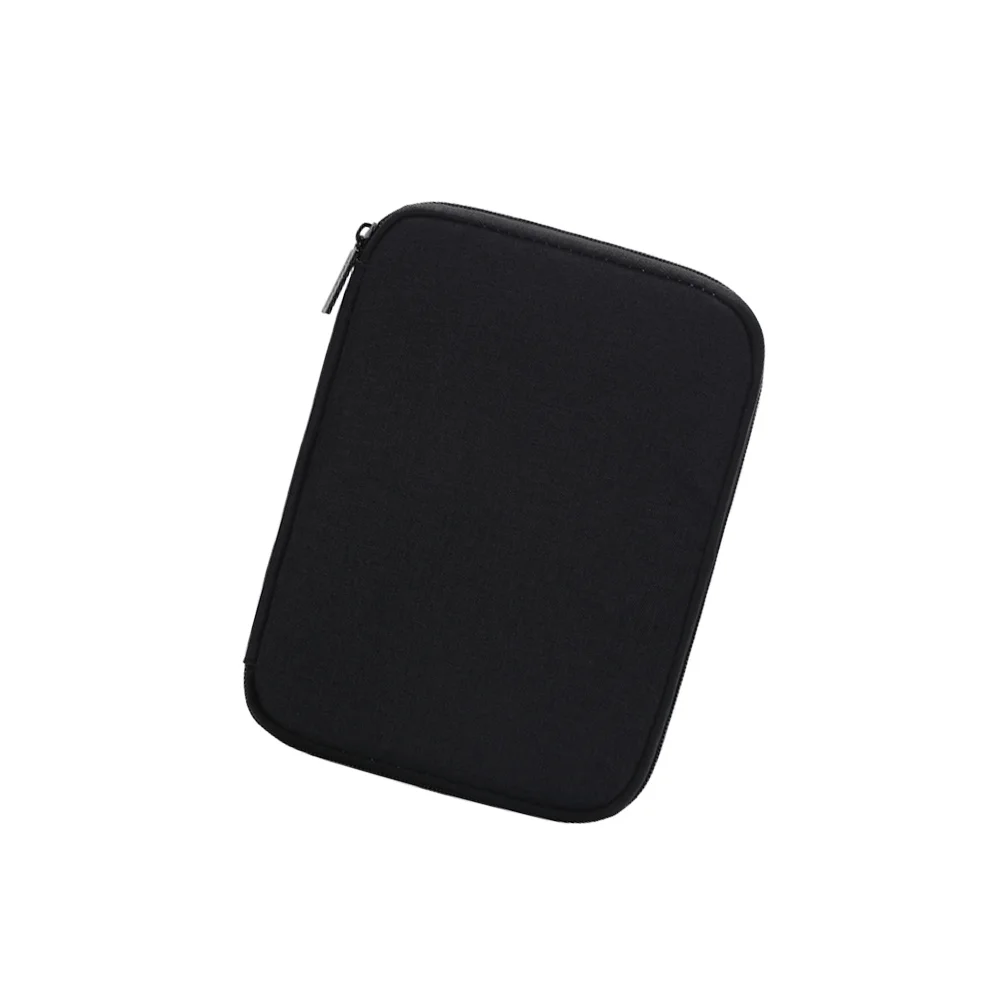 

Charging Bank Storage Bag Mini Black Digital Accessories Organizer For Usb Cables Earphones Power Bank Portable