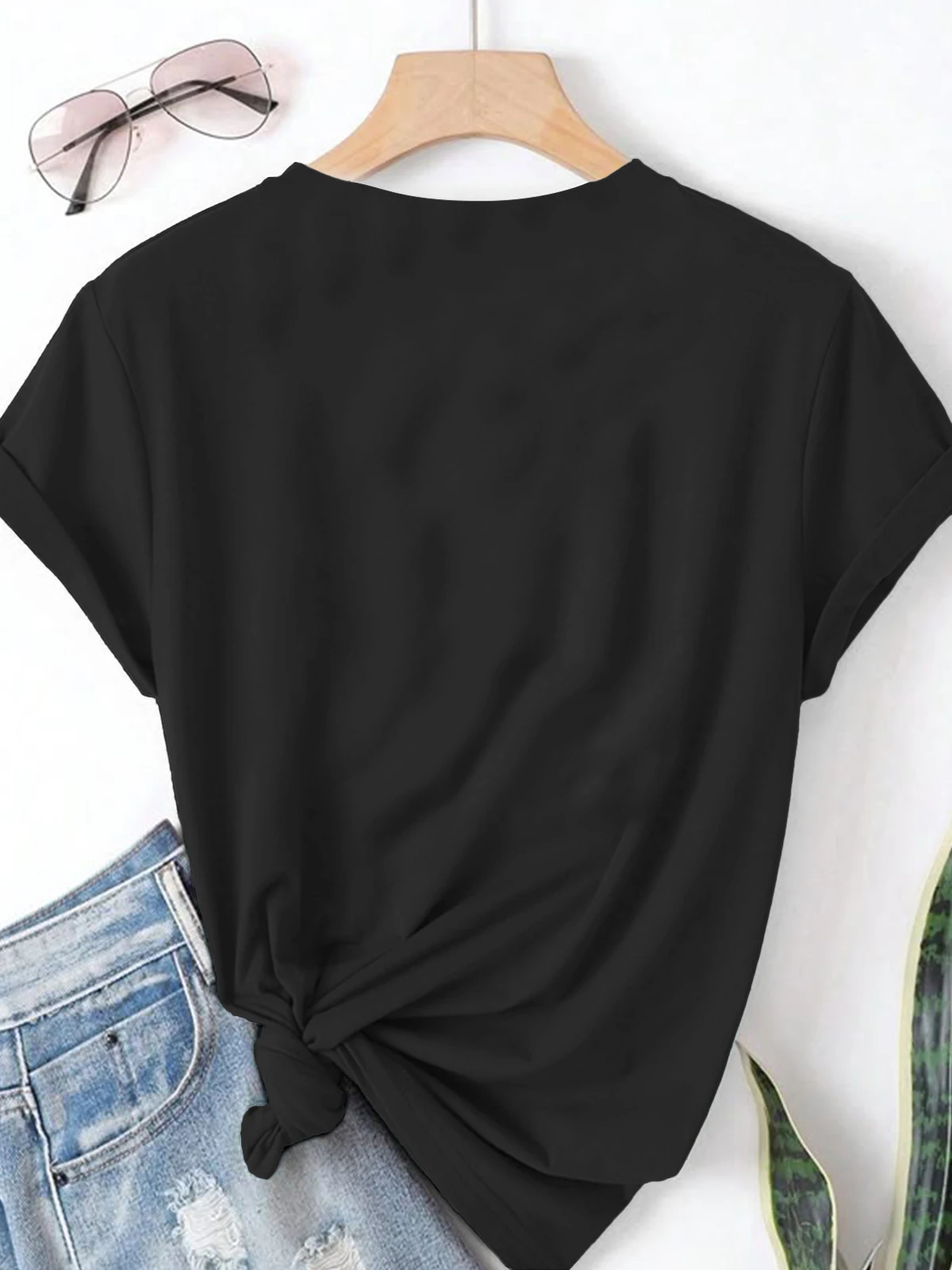 180 GSM новый стиль, высококачественные футболки, женские футболки большого размера, модные повседневные женские футболки больших размеров для оптовой продажи