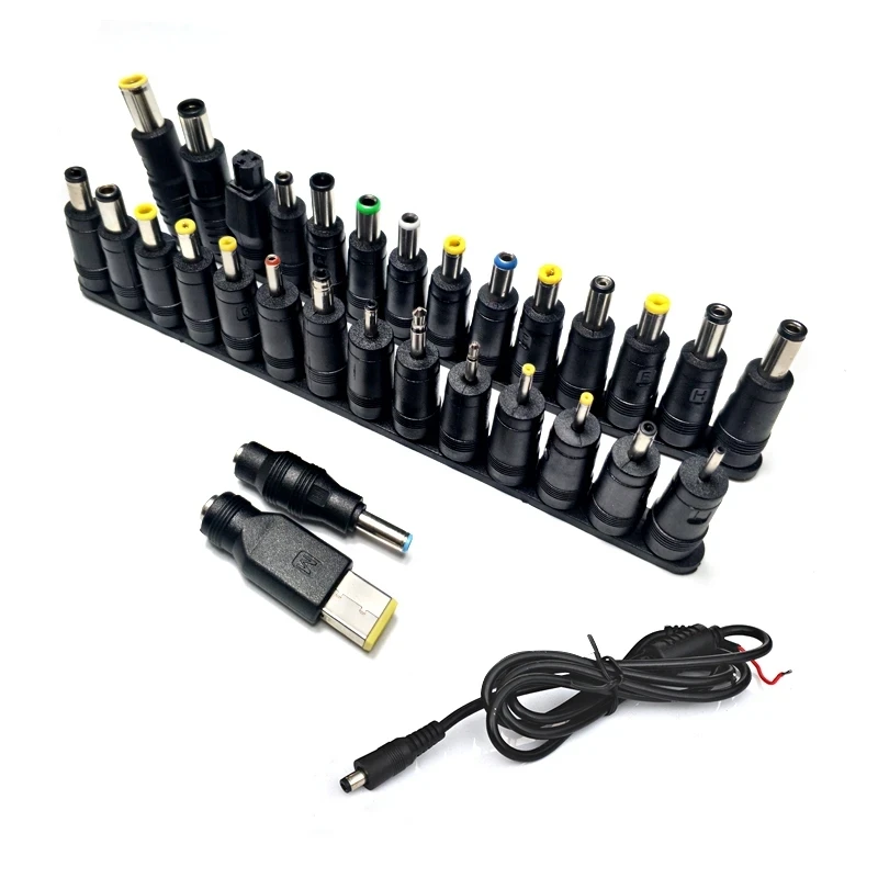 Złącze uniwersalne 31pcs Laptop DC Adapter do zasilacza AC DC Jack ładowarka złącza zasilacz laptopa końcówka do konwersji