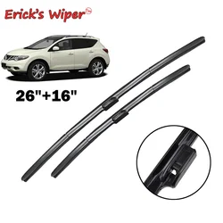 Erick's Wiper LHD Front Wiper Blades For Nissan Murano MK2 Z51 2008 - 2014 Windshield Windscreen Window Car Rain Brushes 26