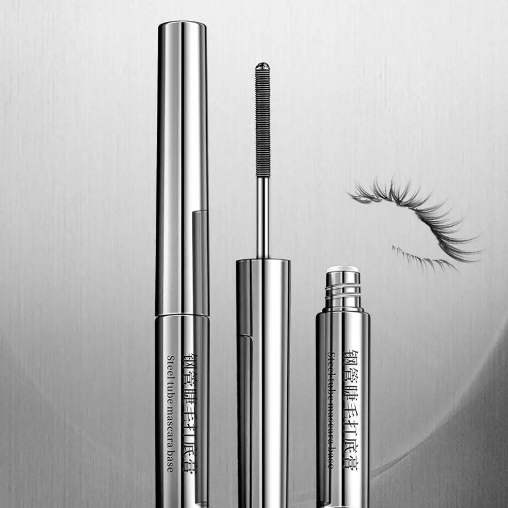 Primer per ciglia impermeabile, senza sbavature, tubo d'acciaio durevole, snello e denso: migliora l'aspetto perfetto del trucco, cosmetico quotidiano per gli occhi