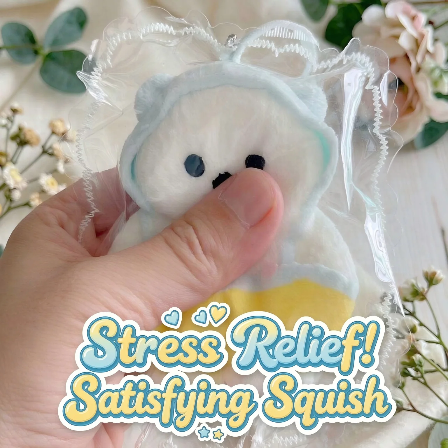 Cartoon Cute Teddy Bear Low Rebound Toys Creative Decompression And Pinching Toy Fun Animal Decompression Venting Toy Bear Gifts