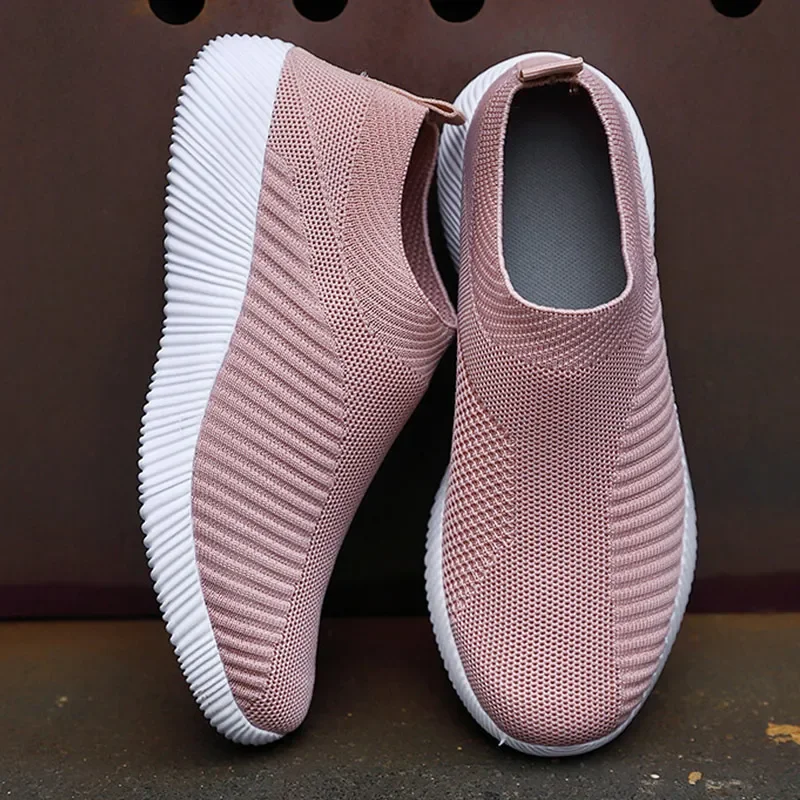 Vrouwen Sneakers Ademende Sportschoenen Vrouwen Mujer Slip On Schoenen Casual Lente Zomer Schoeisel