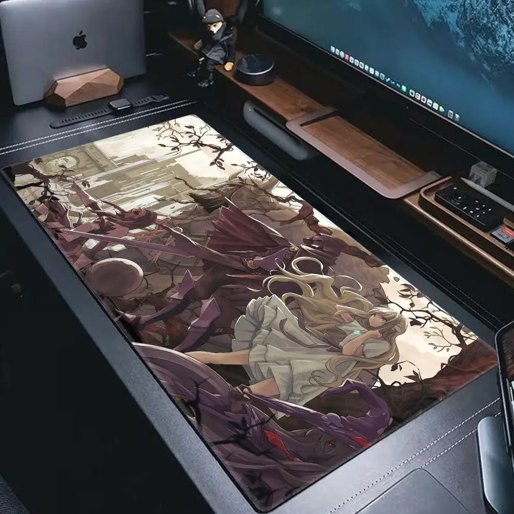 HYBXAXC Mouse Pad Non-Slip Rubber Edge Locking Mousepad Game Play Mats Fighting Game ENDER LILIES Quietus For Notebook Computer