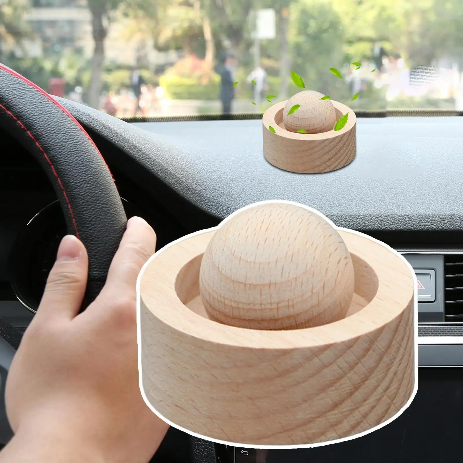 Wood Diffuser Auto Aromatherapy Air Purifier Natural Table Decoration for Home & Office, Living Room, Meditation Space, Gift