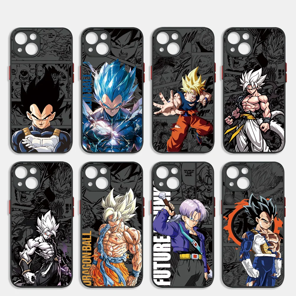 Phone Case For Samsung Galaxy A17 A07 A06 A56 A36 A26 A55 A14 A54 A05S A05 A15 A24 A25 A24 4G 5G Cool Goku Anime Dragons Balls