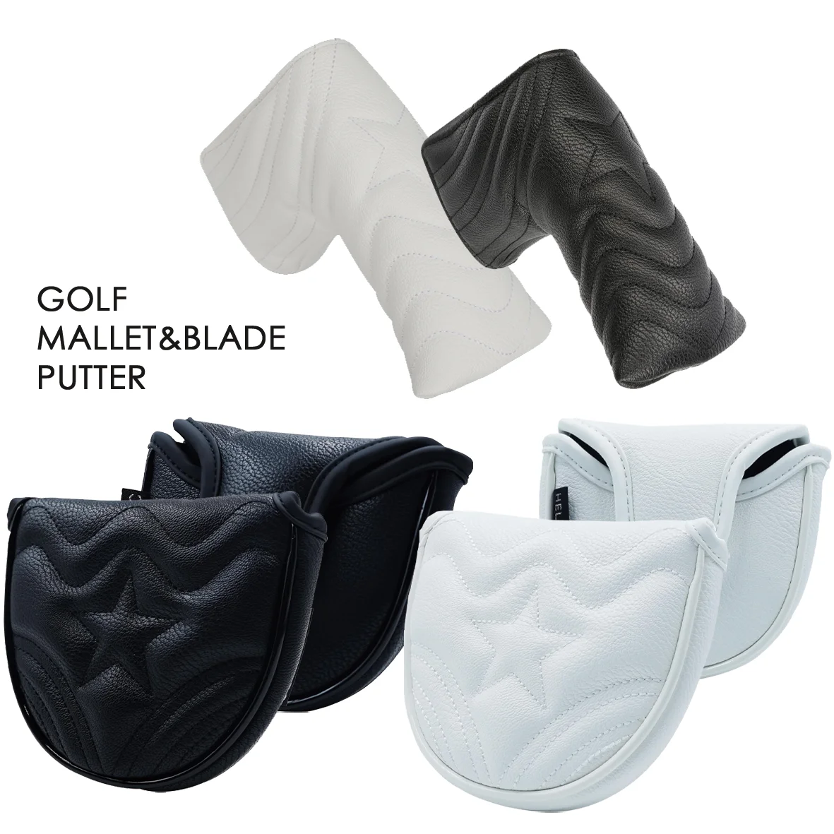 

1 шт. Чехол для гольф-клуба, чехлы на голову премиум-класса, стильная защита с рисунком «Звезды» для ваших клюшек для мужчин и женщин