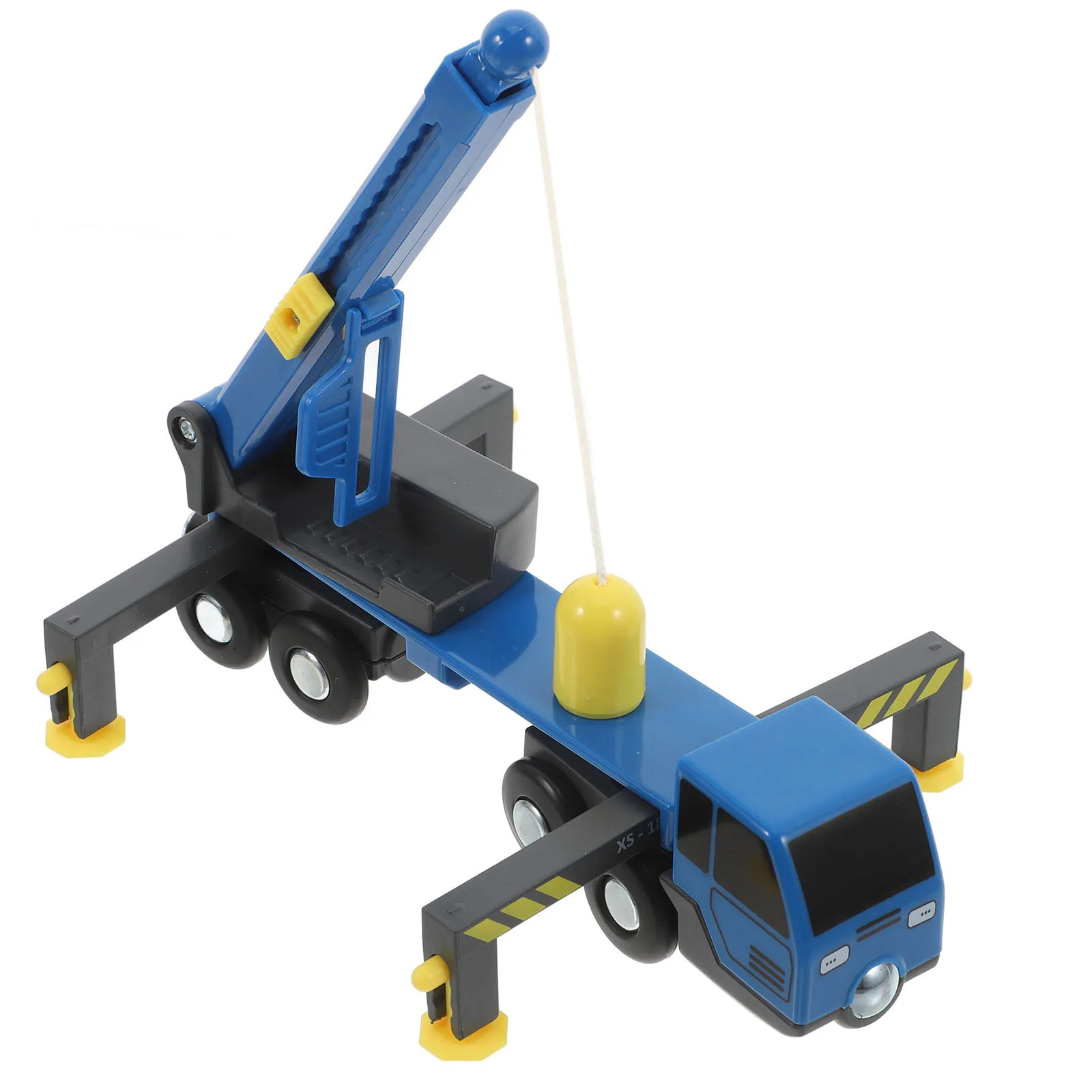 Caminhão de guindaste de jib ajustável, pernas estabilizadoras de rotação de 360 graus, equipamento de jogo de jardim silencioso, modelo de guindaste