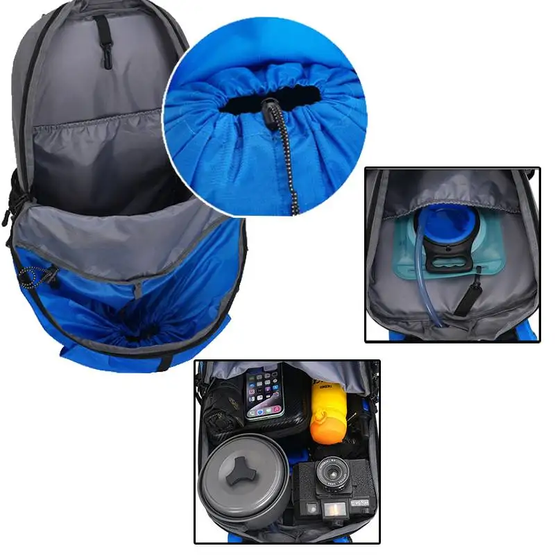 Lightweight Travel Backpack Climbing Storage Rucksack Outdoor Hiking Trekking Cycling Swimming Daypack Weekend Luggage Schoolbag