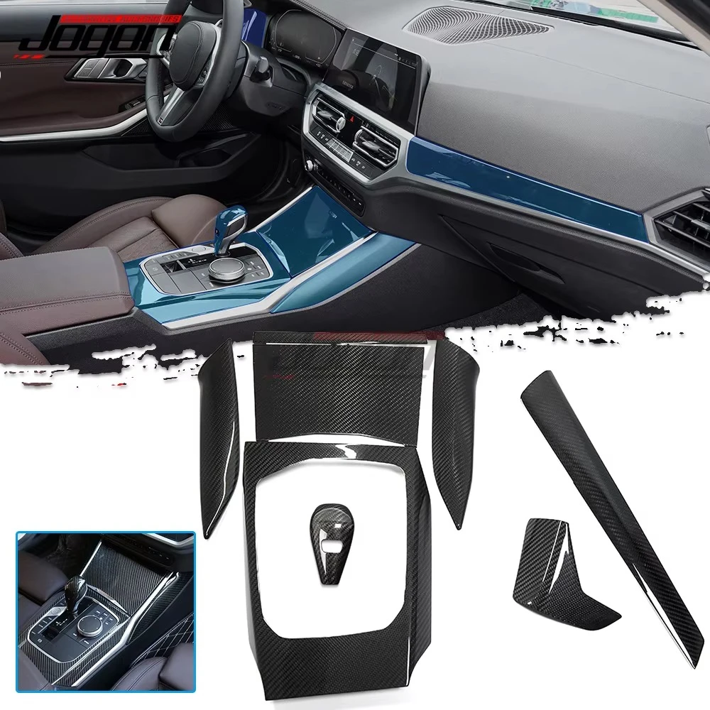 

Для BMW 2 серии G42 220d 220i 230i M240i углеродное волокно, центральная панель управления, консоль, панель переключения передач, внутренняя отделка крышки