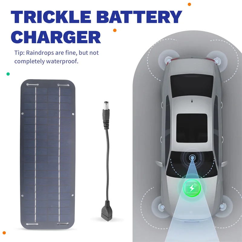 Neu! 12V 30W Auto Boot Power Solar Panel Batterie Ladegerät Betreuer Für Auto Motorrad Traktor Boot RV