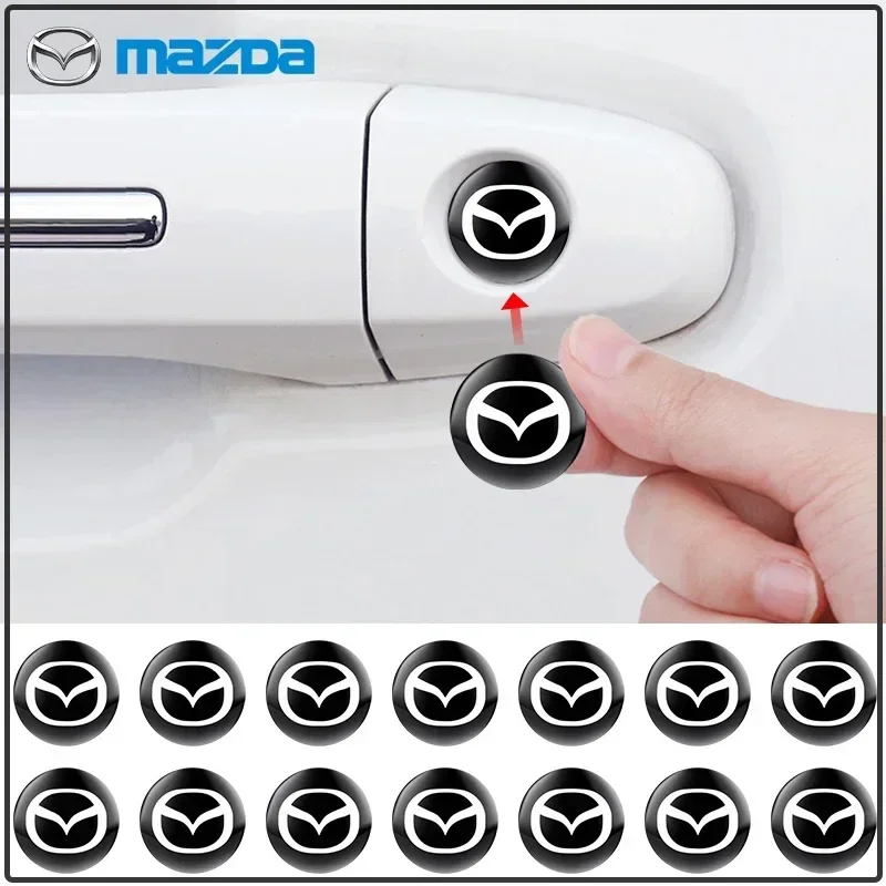 10pcs Car Stickers Decoration Protection Details For Mazda Cx5 Cx30 2 3 2010 2020 Bk 6 Gh Mx3 Rx7 Mx5 Nd Rx8 Cx3 Car Accessorie