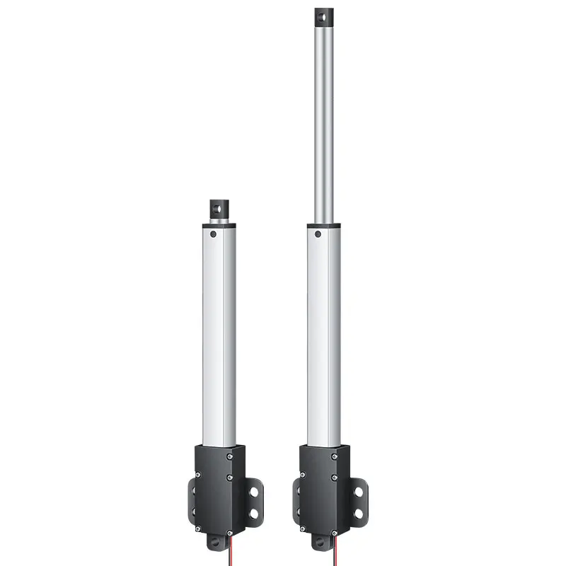 

12V 24VDC Robotic Linear Actuator 3000rpm Small Electric Motor Controller Cabinets 150MM/S Optional Force 33Lbs Window Opener