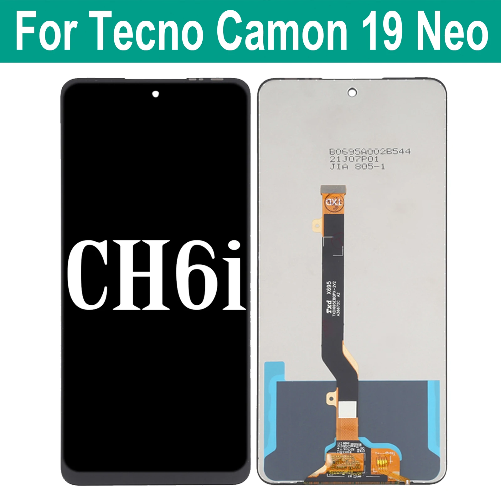 

For Tecno Camon 19 Neo 19Neo CH6i CI6n LCD Display Touch Screen Digiziter Assembly For Tecno Camon19Neo LCD