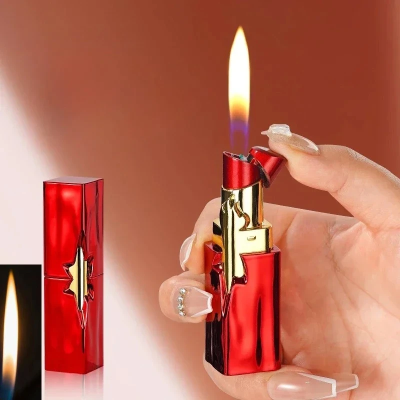 

2026 Новая зажигалка для губной помады, портативная зажигалка с высоким эстетическим значением, подарок для женского курильщика