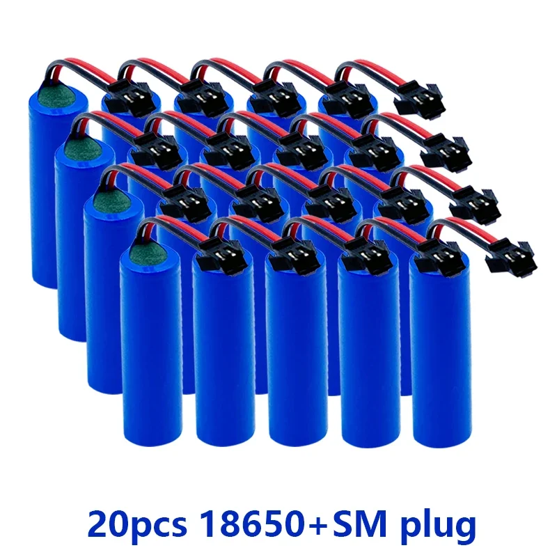 Original 3.7v 2500mah 18650 Lithium Battery For RC Stunt Car Q85 Rc Car Toys SM-2P Plug ！18650 SM 2P Battery！18650 SM 2P