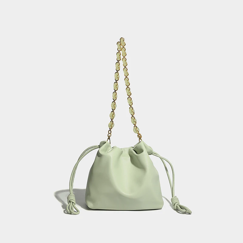 New Niche Designer Luxury Retro New Chinese Style Bucket Bag Exquisite And Versatile Drawstring Armpit Bag Casual Shoulder Bag