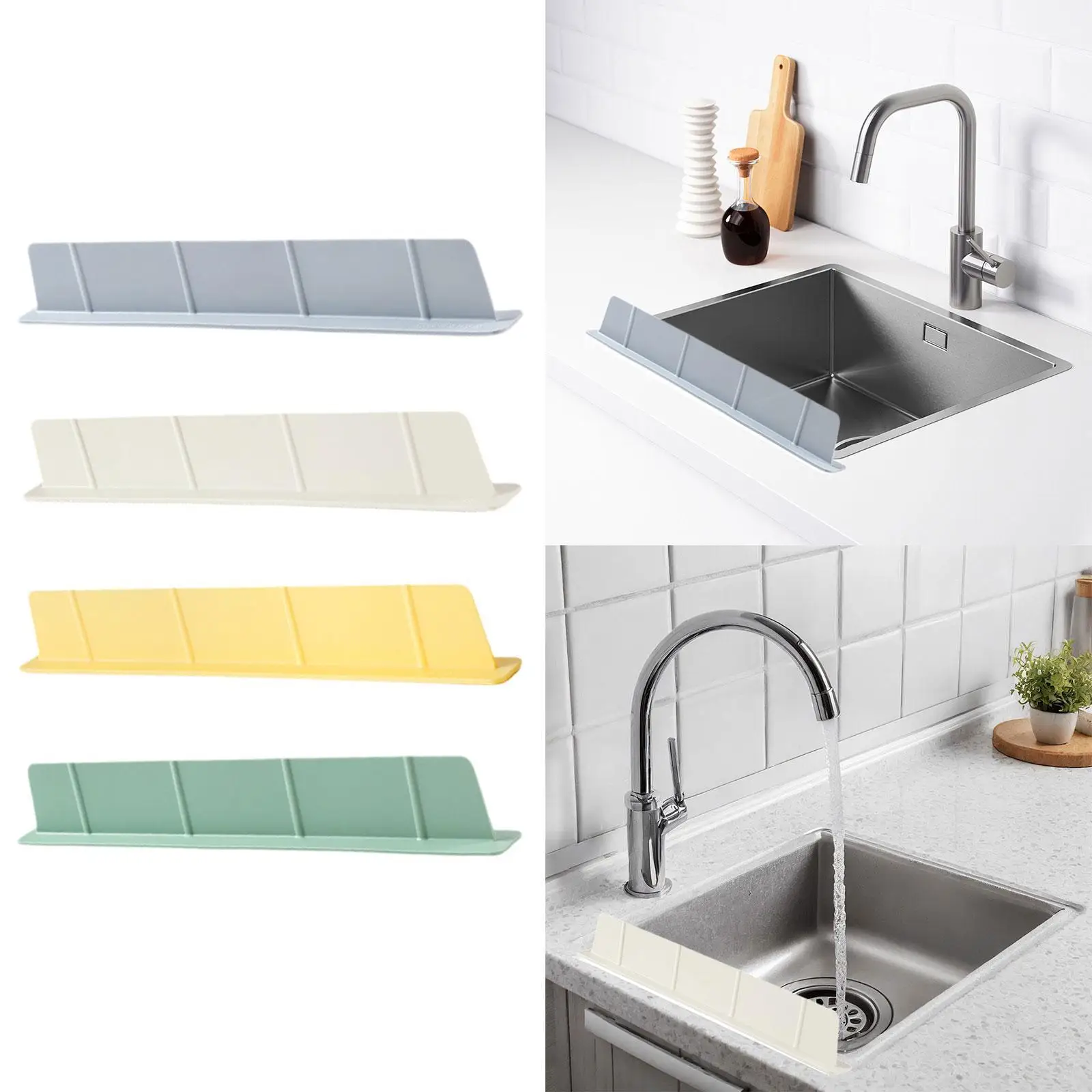 

Kitchen Sink Water Splash Guard Accessories Multipurpose for Countertop