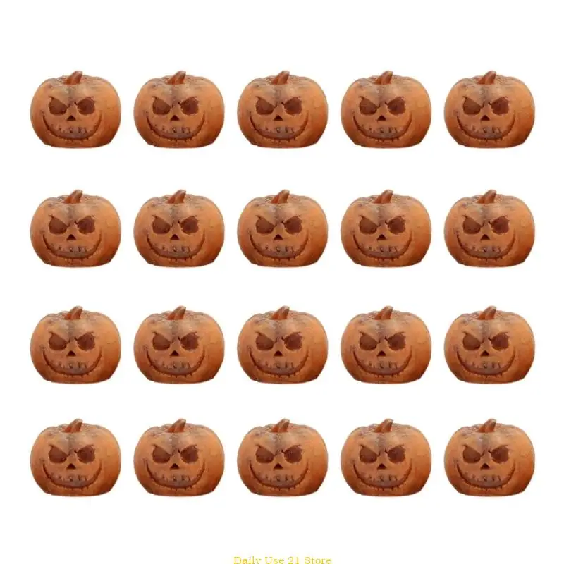 

Handcrafts Pumpkins Decors Set, 20Pieces, for Thanksgiving and Halloween