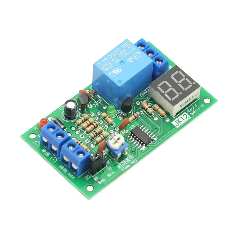 1PCS DC 12V LED Display Countdown Timing Timer Delay Turn OFF Relay Switch For arduino NEW