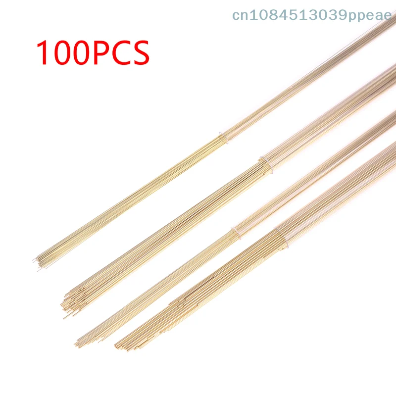 

100 Pcs Brass Copper Tube 0.3/0.5/0.8/1.0*400 Single Hole for EDM Drilling Machine Wire Cutting Tools Consumables Accessories