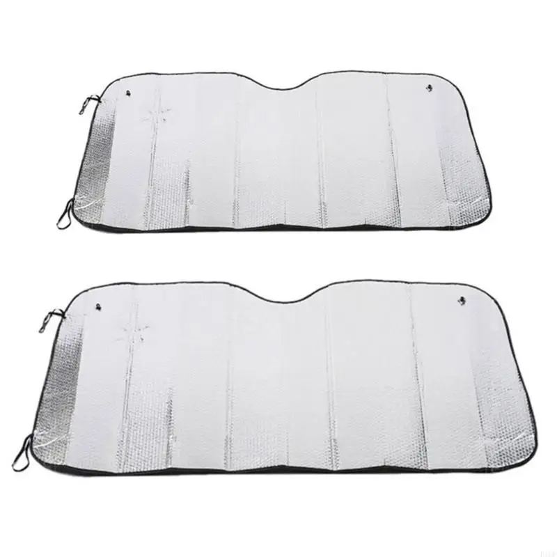 F1CF Blocking Aluminum Foil Car Window Shade Heat Resistant Sun for Car