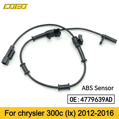 좌측 및 우측 ABS 휠 속도 센서, 크라이슬러 300C (LX) 2012-2016 4779639AD 4779643AB 4779642AC