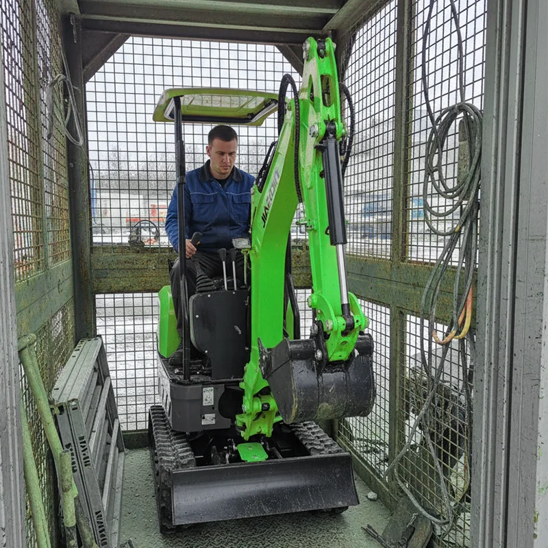 

Chinese customized NKS OKW12Q High quality Mini Crawler Hydraulic 1.2 Ton Excavator Color Digger Mini Digger For Sale