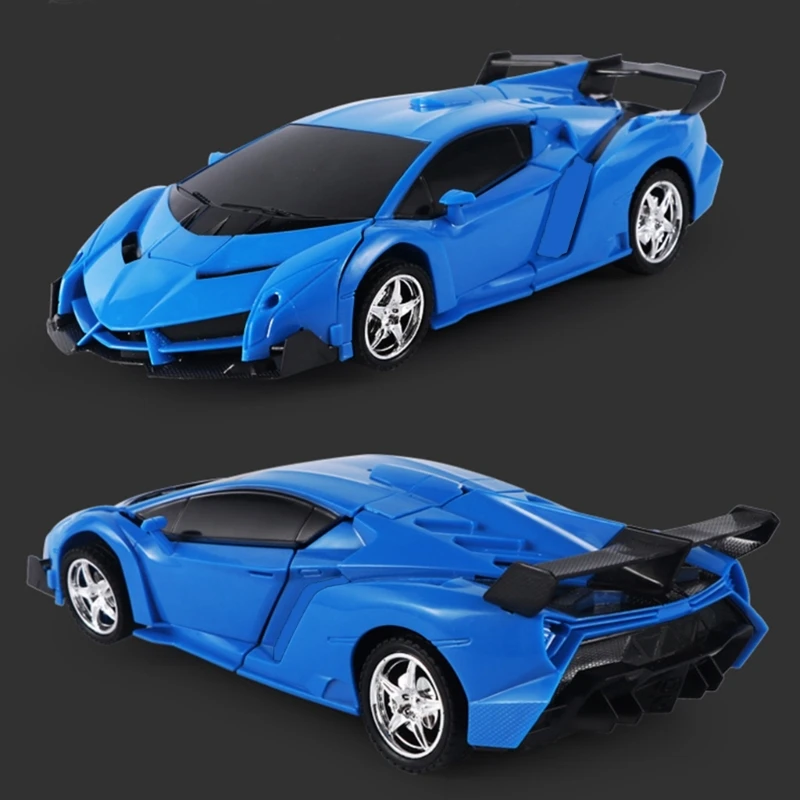 Remote Control 2 in 1 Sports Car Robot Models Deformation Car Gift