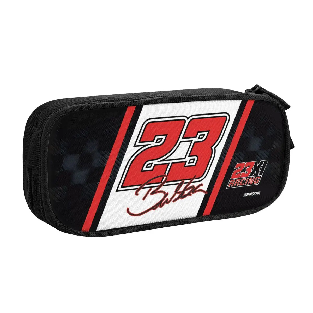 Bubba Wallace 23 Big Capacity Pencil Pen Case Office College School Large Storage Bag Pouch Holder Box Organizer