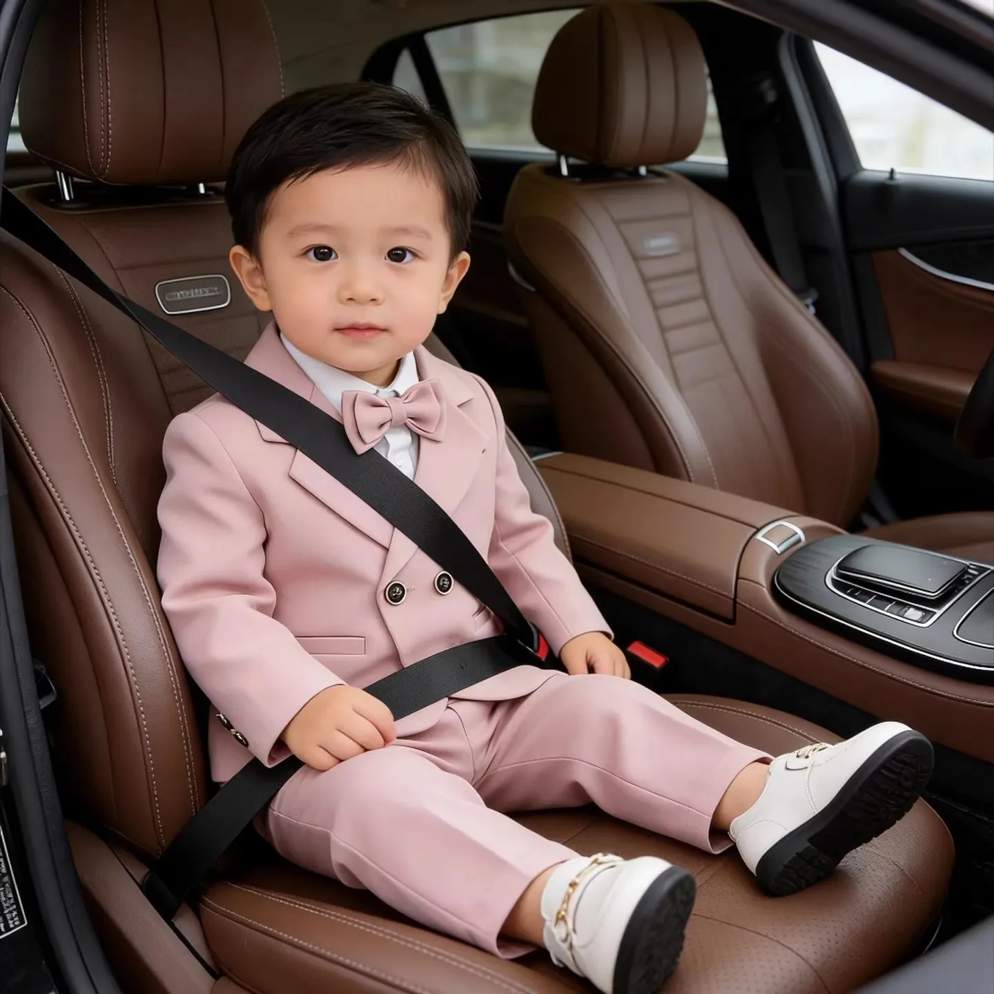 Children's Suit Set Handsome Boys' First Birthday Western Style Flower Boy Birthday Suit Baby First Birthday Formal Wear