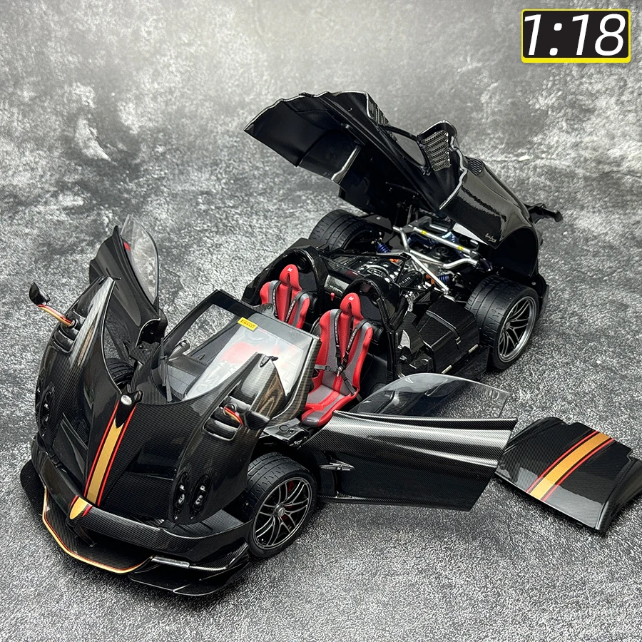 LCD 1:18 Pagani  Huayra Roadster BC version open top Huayra Roadster alloy car model collection gift to friends and relatives