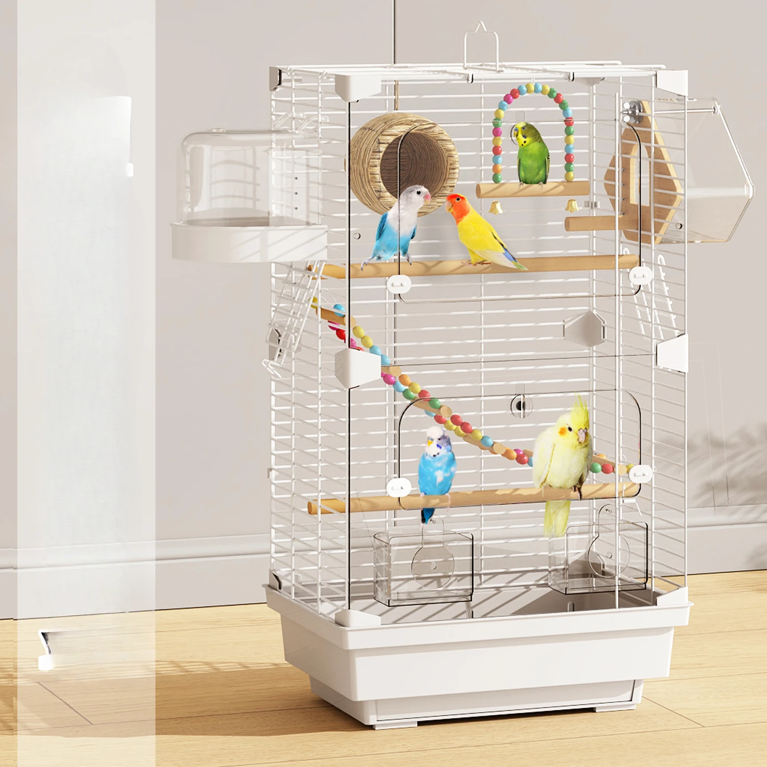 

Bird Large Cage Birds Hamster Cage Birdhouse Outdoor Bathtub Parrots Breeding House Acrylic Jaulas Para Pajaros Luxury Transport