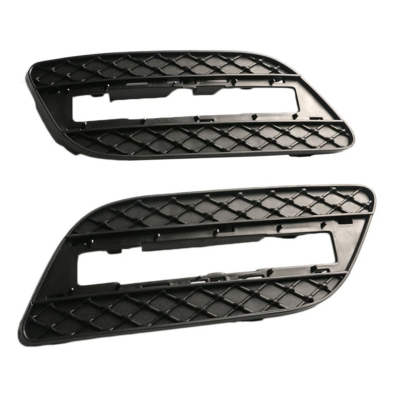 1 Pair Front Bumper Fog Driving Light Grille Cover 1668842122 1668842222 For Mercedes ML350 ML550 12-15