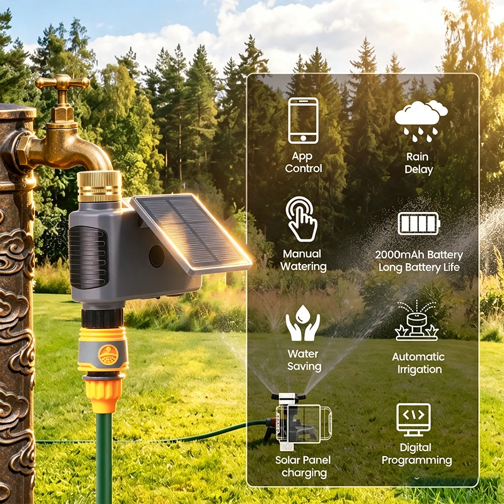BSP/NPT Tuya Smart Solar Wifi  - đánh giá và giá Smart Garden Refill