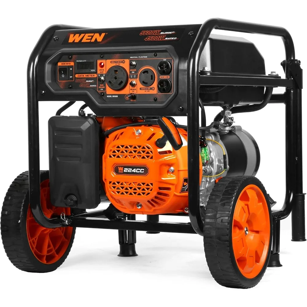 

5600-Watt Portable Generator, 224cc, Transfer-Switch and RV-Ready (GN5600)