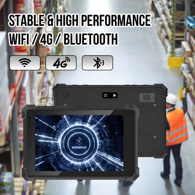 10-Inch Rugged Android Tablet with 4G RAM 64G ROM And 10000mAh Battery IP68 Waterproof Outdoor Industrial GSM/4G WiFi