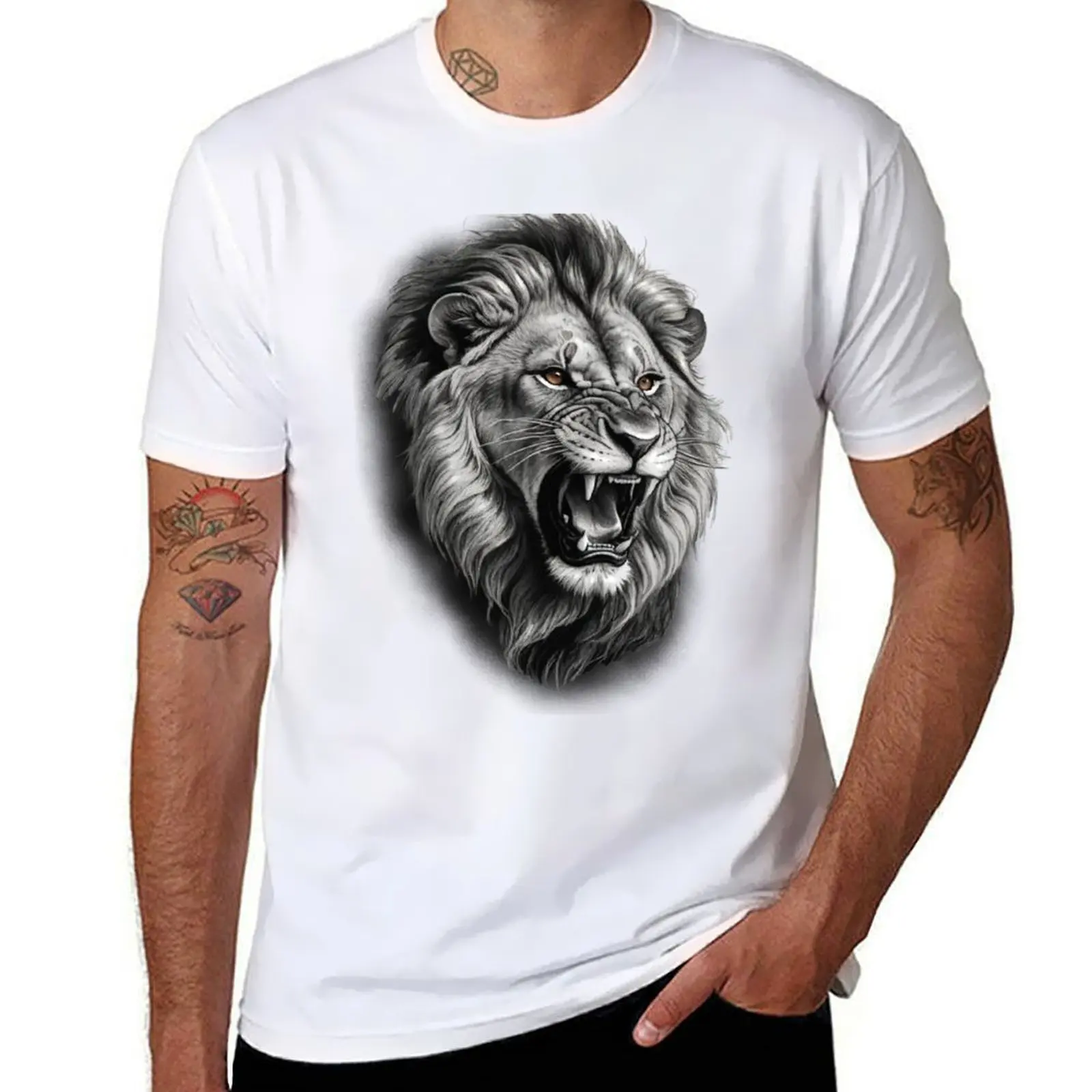 

Roaring Lion sketch T-Shirt man t shirt designer t shirt for man T-Shirt