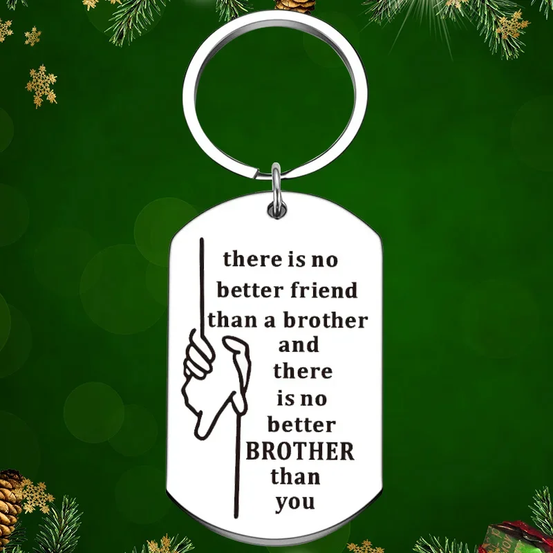 Little Big Brother Gift Keychain Pendant Friends Brother In Law Gift Key Chains There Is No Better Brother Than You