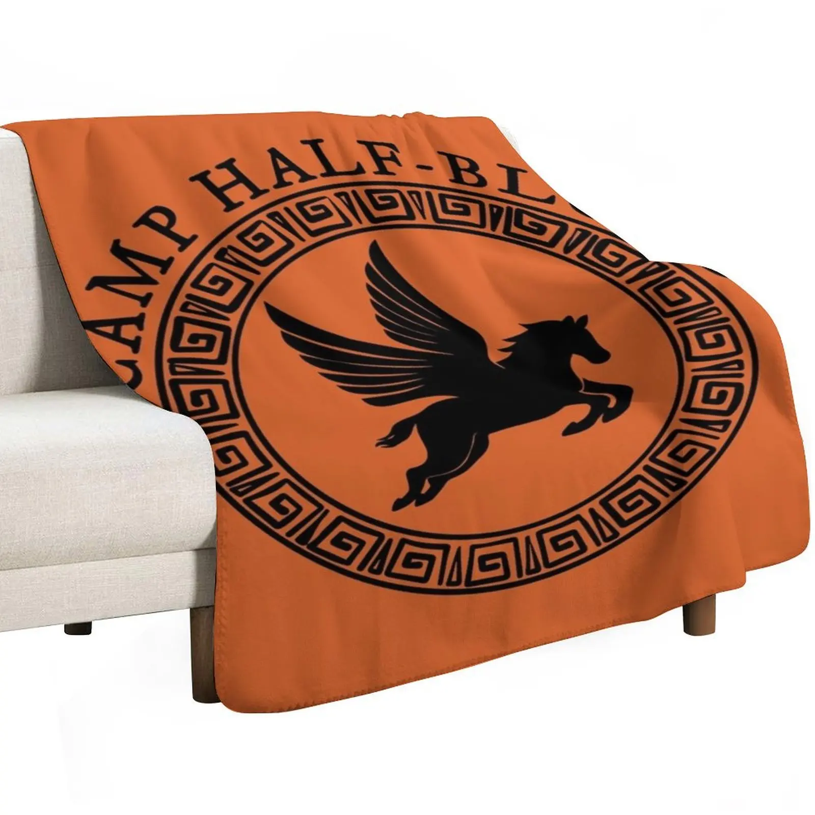 Camp Half Blood, Camp Half Blood logo Throw Blanket Soft Home Decor Blanket for Couch Bedroom