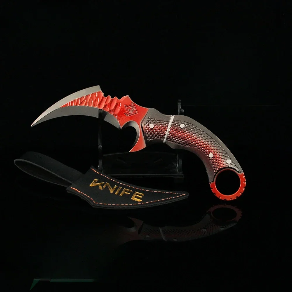 17cm/6.69in Delta Force Claw Knife Game Peripherals Metal Weapon Model Military Sword Craft Katana Knife Bali Song Gifts Boy Toy