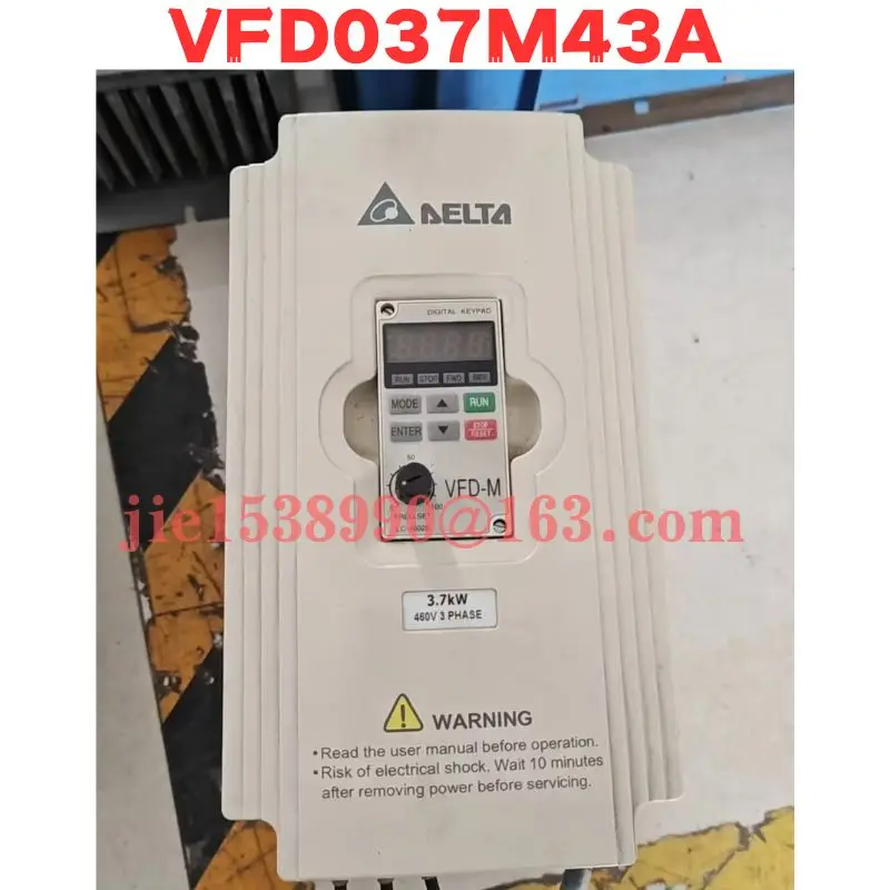 Used Frequency converter VFD037M43A  Normal Function Tested OK