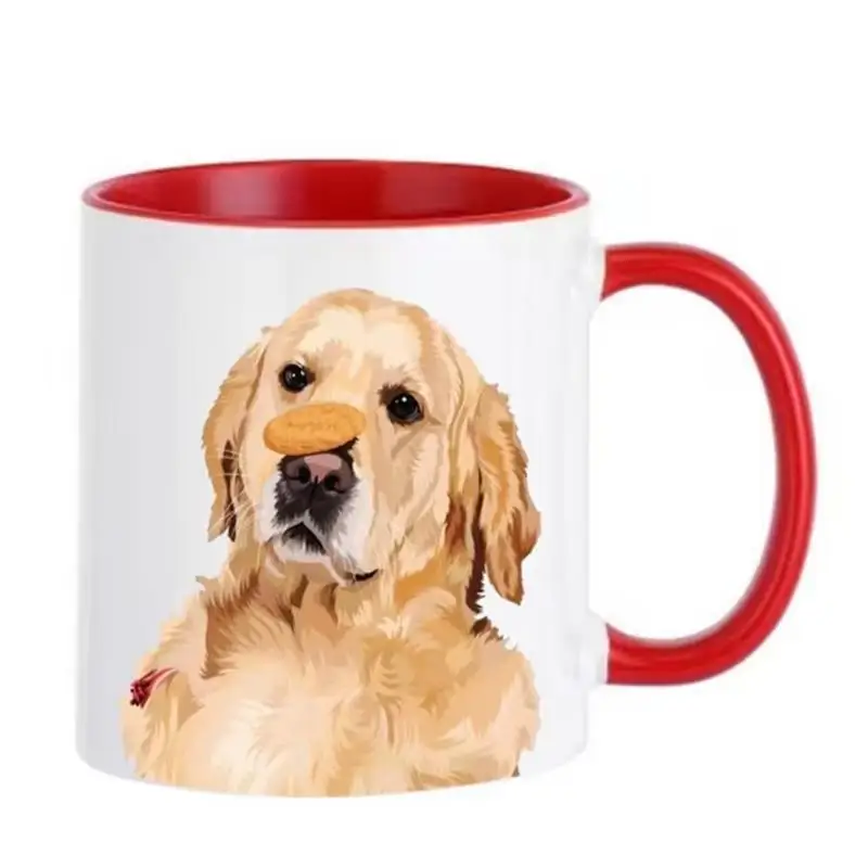 Cookie Golden Retriever Mugs, Dad Mom Mug, Wife Mugs, Husband Gifts, Coffee Mugs, Friend Gifts, Novelty Beer Cups