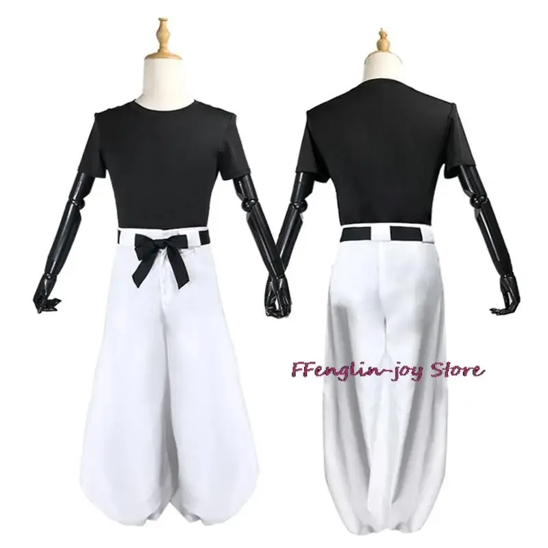 

ss23Toji Costume Anime Jujutsu Kaisen Toji Fushiguro Cosplay Uniform Tshirt Pants Suit Halloween Party Clothes