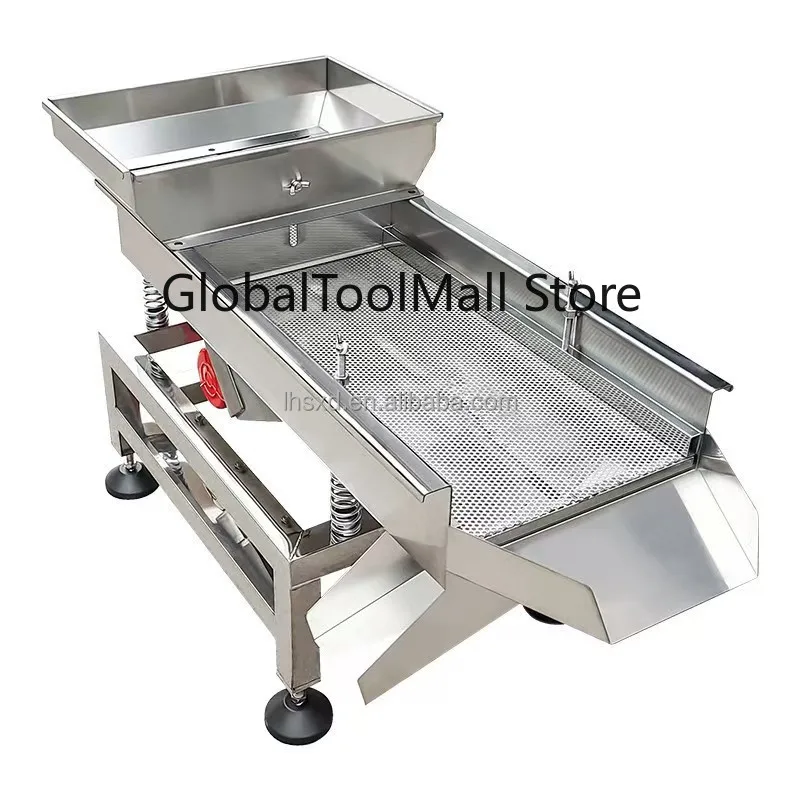 Linear Model Vibrating Sorting Sieve Machine Grain Sifter Screen Grain Linear Vibrating Equipment
