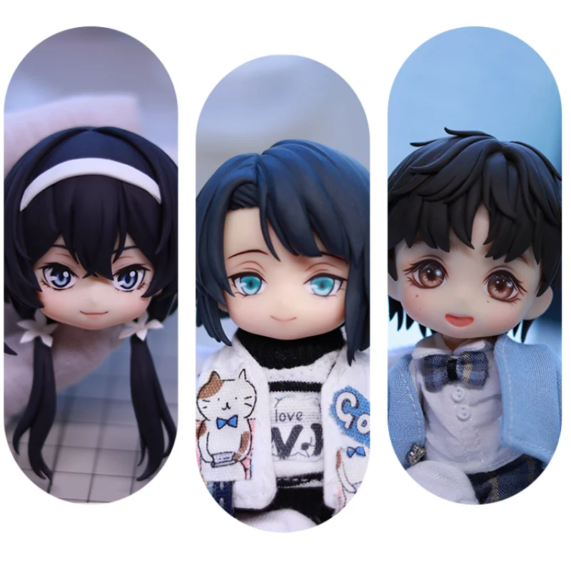 GSC Clay Doll Head Universal Back of The Head Magnetic Suction Head Shell Resin Mold Ob11DIY Handmade Doll Accessories
