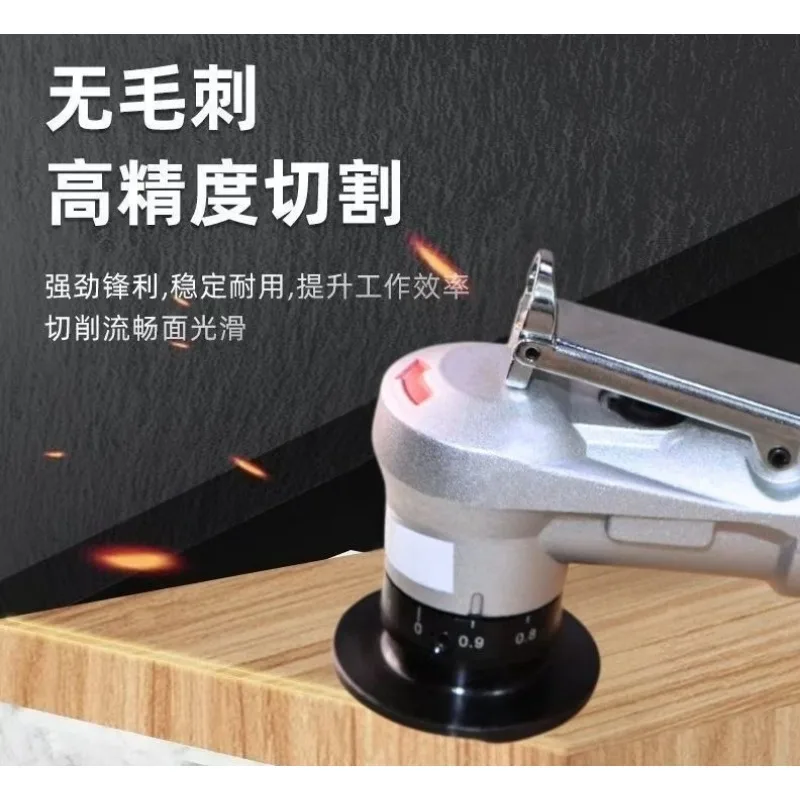 Pneumatic Chamfering Machine 45 Degree R Angle, Handheld Mini Deburring Tool For Metal Edge Trimming