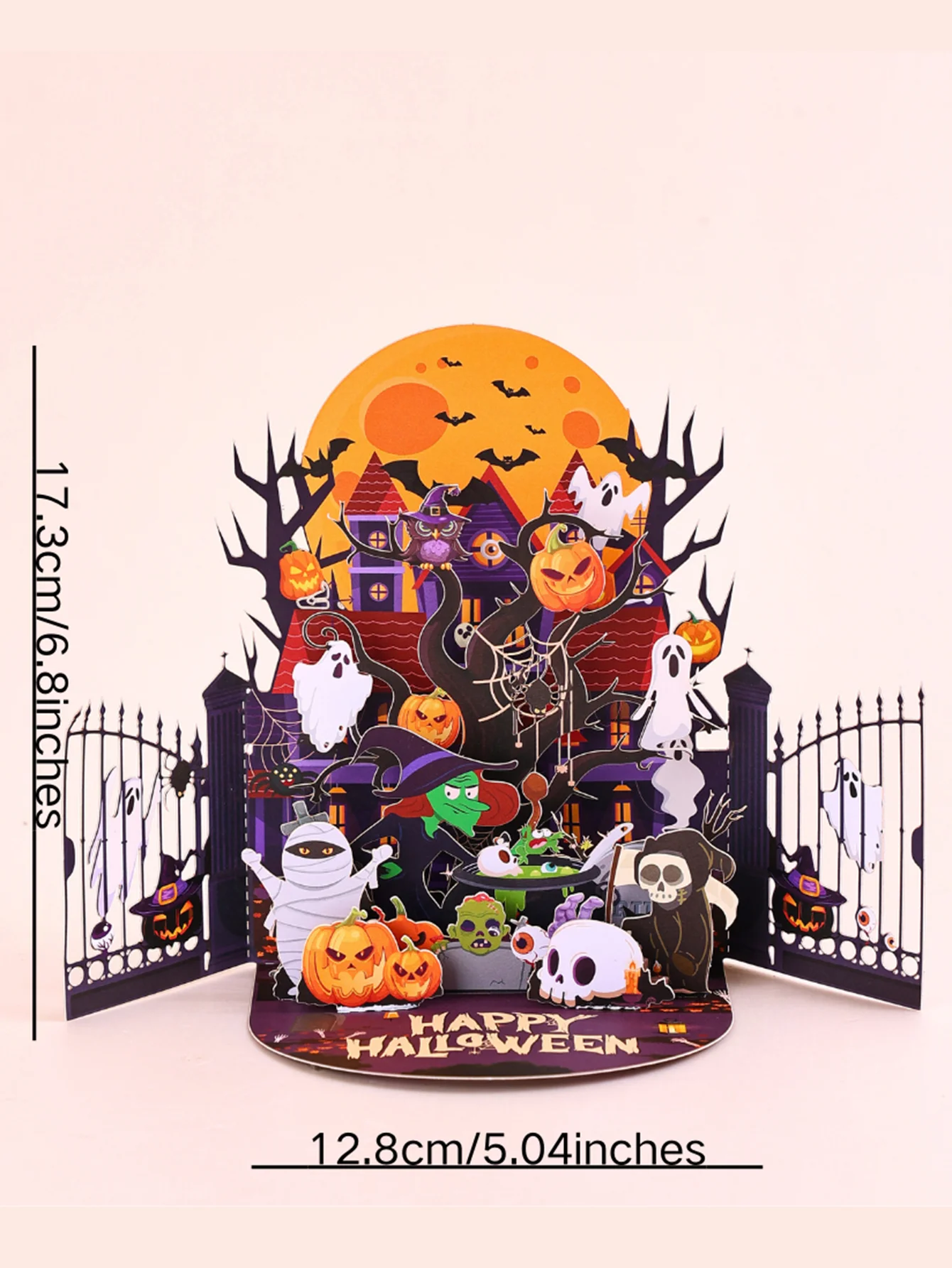 Bild 5: Happy Hallween Grußkarte, einzigartige gruselige Grußkarte