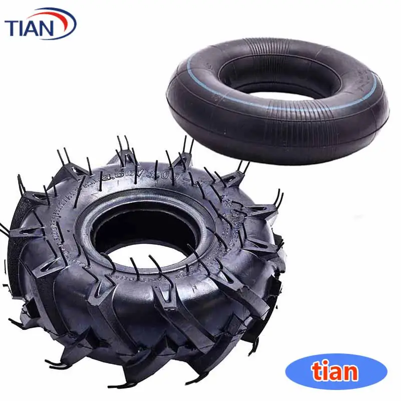 10 Inch Off Road Tyre 3.50/3.00-4 Pneumatic Inner Outer Tire For Lawnmower Motor Trolley Lawn Garden Tractor Rotary Tiller ATV
